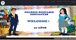 Desktop Screenshot of gimnasiocervantes.com